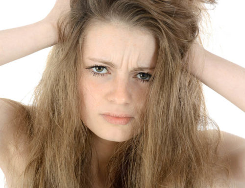 feuchtigkeitsarmes Haar